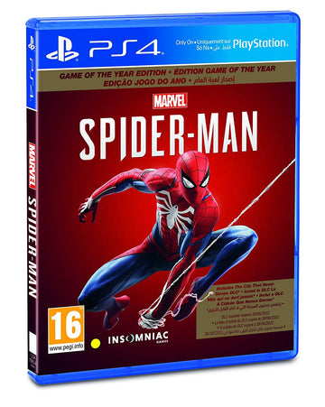Spiderman Marvel Goty PS4